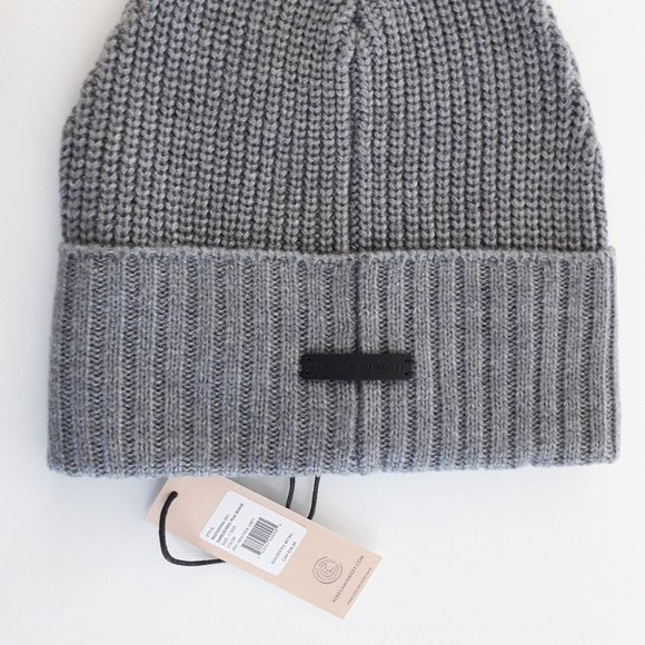 NWT - REBECCA MINKOFF SOFT RIBBED BEANIE - Picture 4 of 4